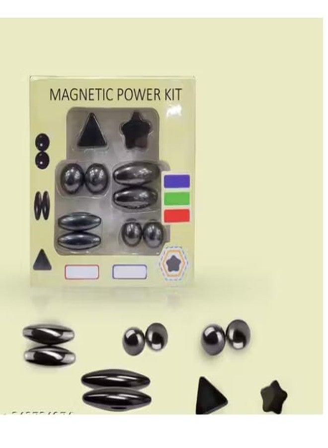 PANCIKAA Magnetic Toys - 20-Piece Small Shape Magnets for Fun Play | Creative Indoor Game | Durable Magnetic Playset - Image 5